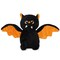 Bearington Collection Echo The Bat Halloween Plush, 7.5 Inch Bat Stuffed Animal, For Ages 3-14